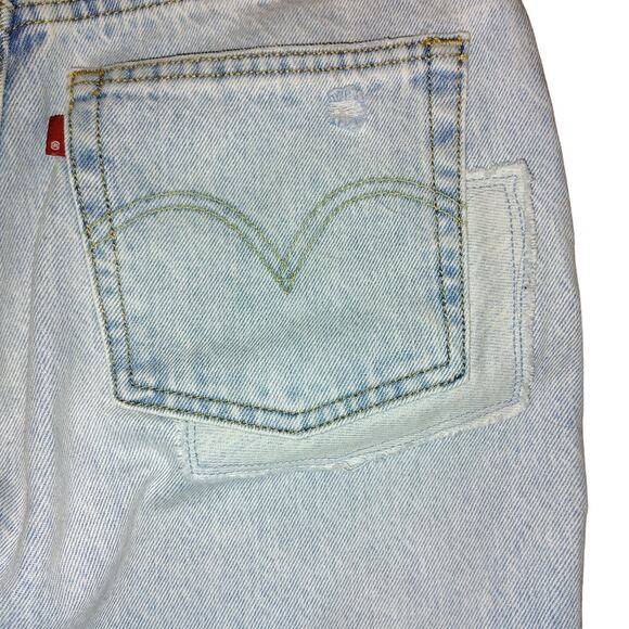 Levi’s 501 Patchwork Jeans – Women’s Size 27x30 – Rare Style - Picture 6 of 11